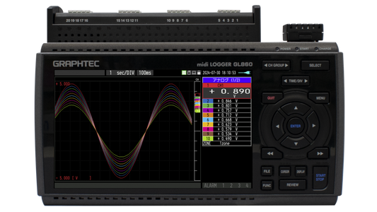 Graphtec - Isolated Multi-CH data LOGGER GL860