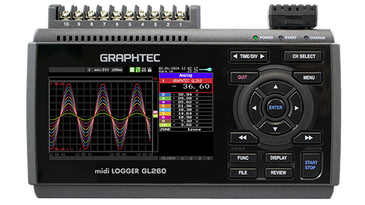 Graphtec - Multi-channel Data Logger GL260