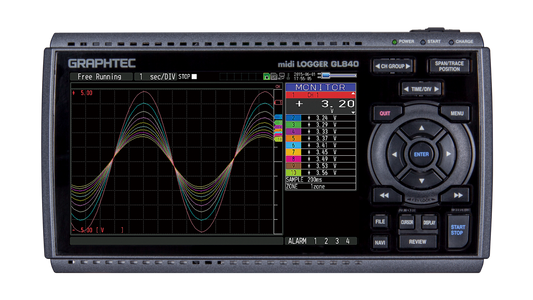 Graphtec - Multi-channel Data Logger GL840 series