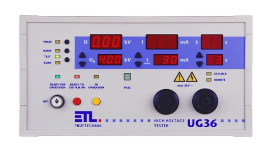ETL - Hochspannungsprüfgerät UG36 - 6 kV DC / 10 mA / strombegrenzt