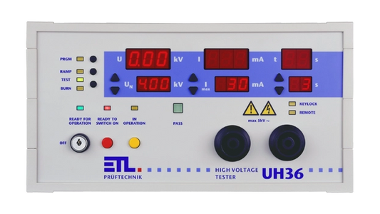 ETL - Hochspannungsprüfgerät UH36 - 5kV AC / 100 mA / 500 VA