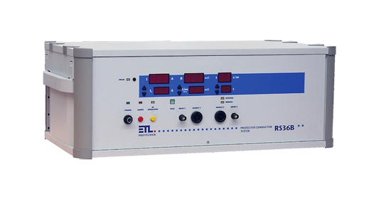 ETL - Schutzleiterprüfgerät RS36B-50 - < 6V AC und < 12 V AC / 10 - 50 A /1 - 500 mOhm