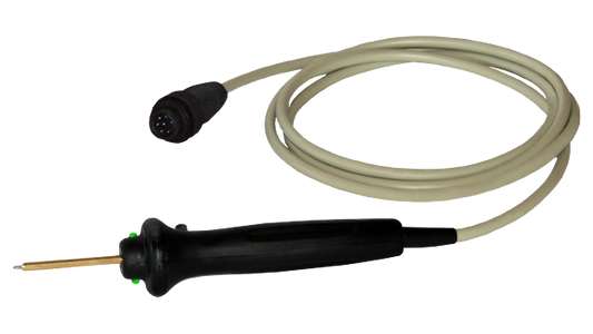 ETL - Verbundprüfspitze VP400C zur Gehäusekontakt., Stecker, Starttaste und Ergebnis-LED